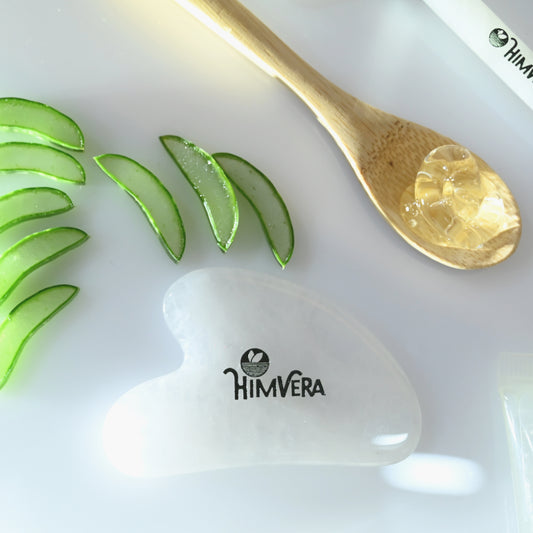 Himvera White Crystal Jade Gua Sha